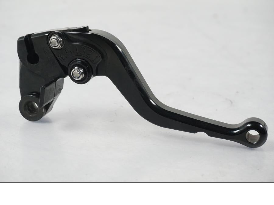 Snett uppifrån på Kopplingsgrepp från en Kawasaki ZX-6R -2005 motorcykel.