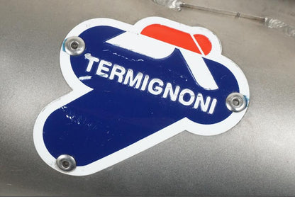 Baksidan på Ljuddämpare Sport från en Ducati Scrambler 800 -2018 motorcykel.