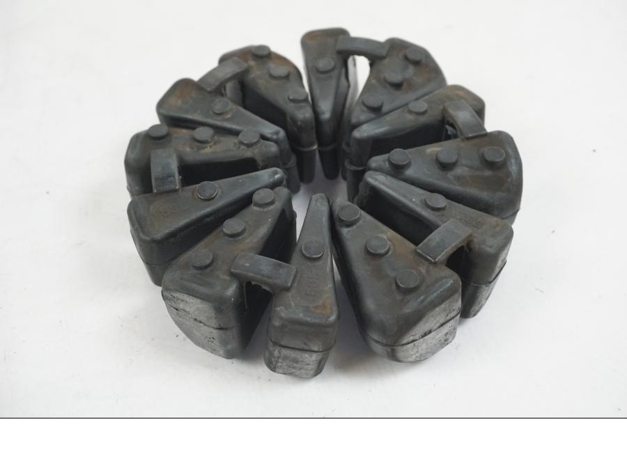 Baksidan på Ryckutjämnare från en Yamaha MT-07 -2019 motorcykel.