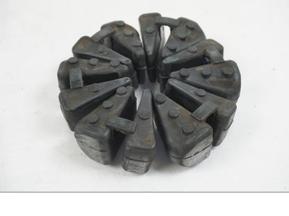 Baksidan på Ryckutjämnare från en Yamaha MT-07 -2019 motorcykel.