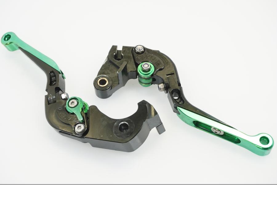 Höger sida på Broms och kopplingsgrepp från en Kawasaki Z 1000 -2014 motorcykel.