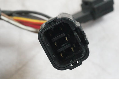 Vänster sida på Styrelreglage från en Kawasaki ZX-6R -2006 motorcykel.