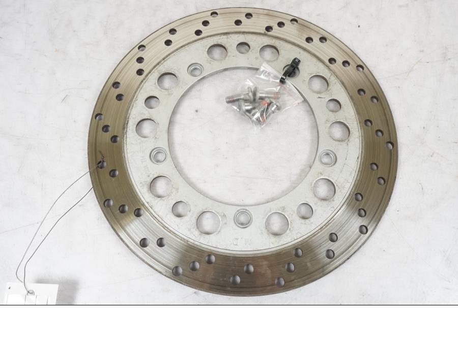 Framsidan på Bromsskiva från en Honda VT 600 C -1998 motorcykel.