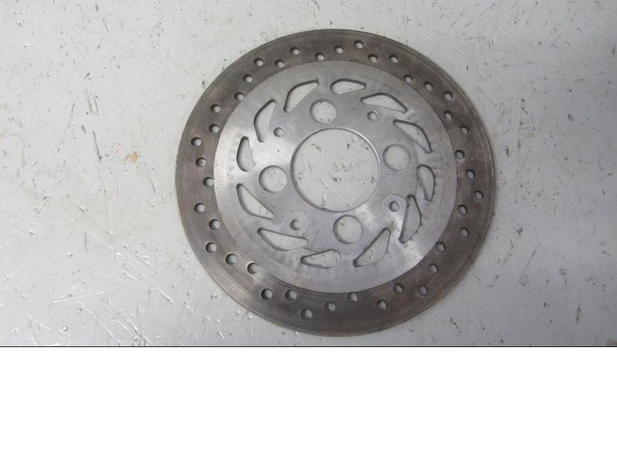 Framsidan på Bromsskiva från en Honda CB 1000 R -2010 motorcykel.