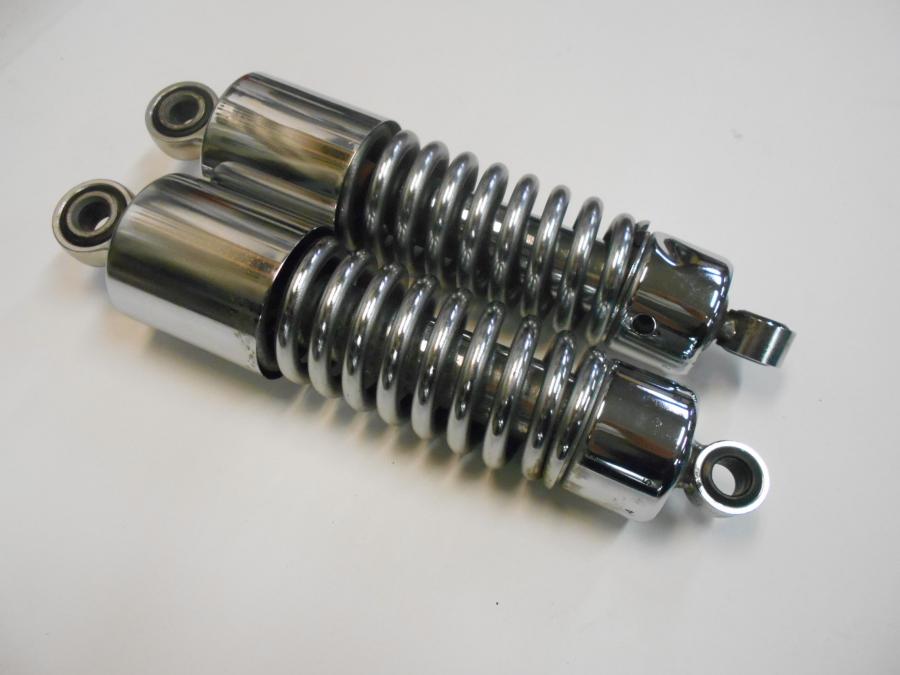 Höger sida på Stötdämpare från en Triumph Rocket III -2006 motorcykel.