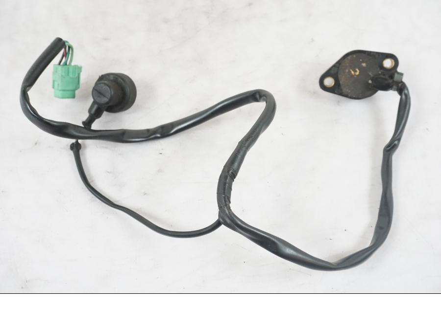 Snett uppifrån på Växelindikator från en Kawasaki ZZ-R 1400 -2009 motorcykel.