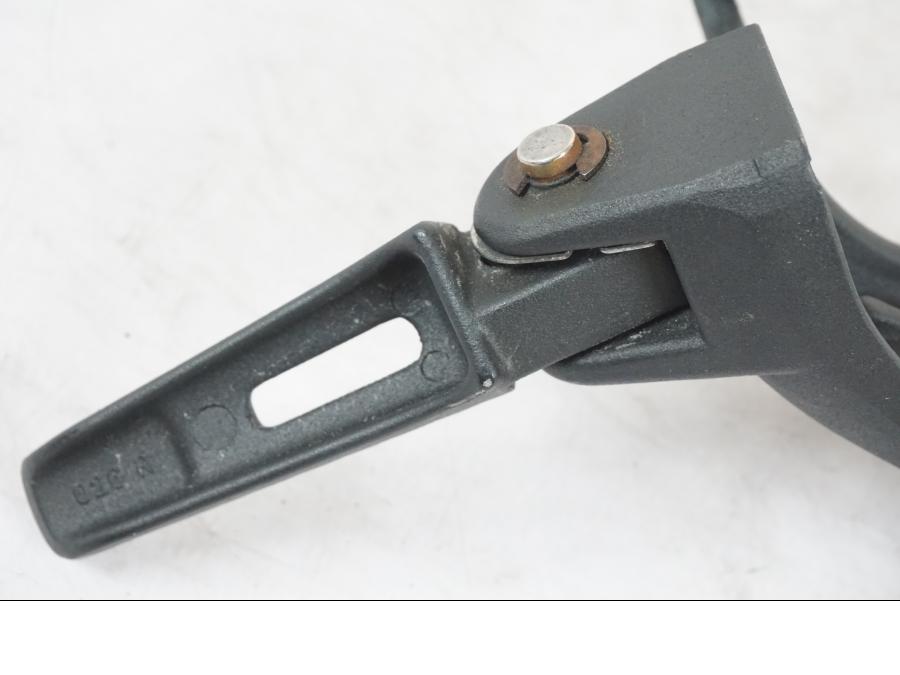 Snett uppifrån på Fotpinne från en Suzuki GSX-R 750 -2007 motorcykel.