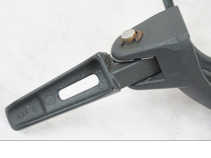 Snett uppifrån på Fotpinne från en Suzuki GSX-R 750 -2007 motorcykel.