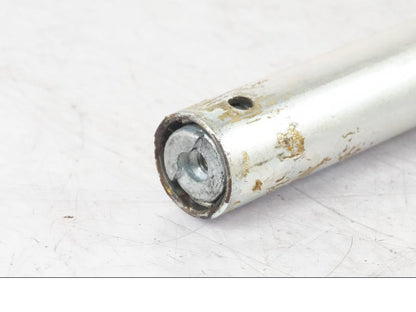 Snett uppifrån på Styre från en Honda CBR 1000 F -1989 motorcykel.