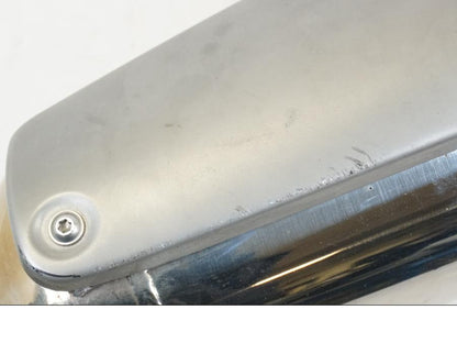 Vänster sida på Ljuddämpare från en BMW F 650 CS -2003 motorcykel.