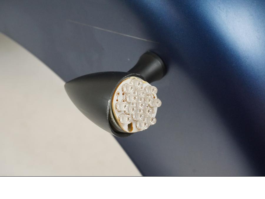 Baksidan på Bakskärm från en Kawasaki VN 1500 -1996 motorcykel.