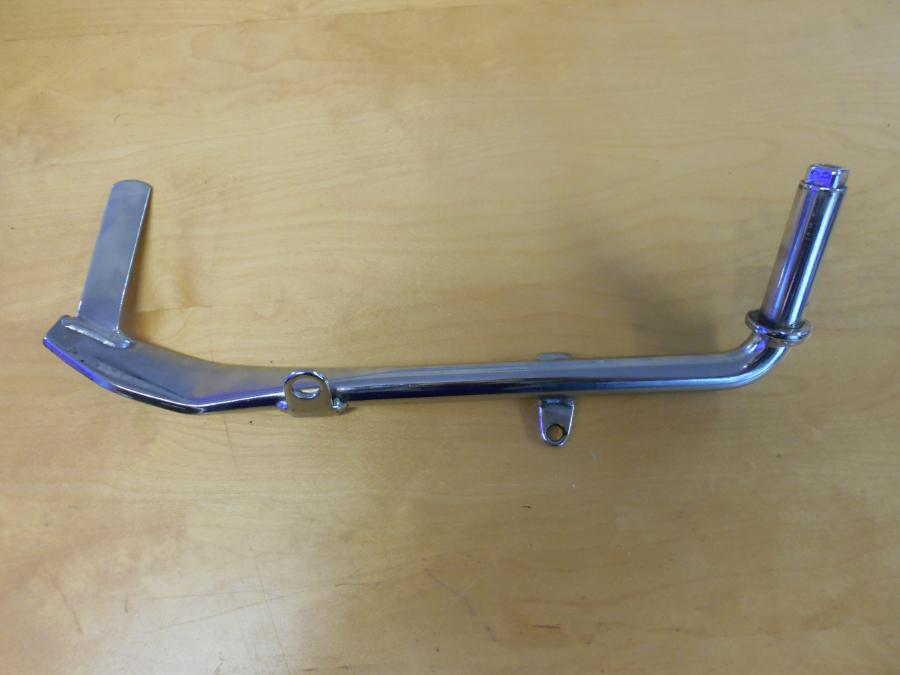 Baksidan på Sidostöd från en H-D Street Glide FLHX -2004 motorcykel.