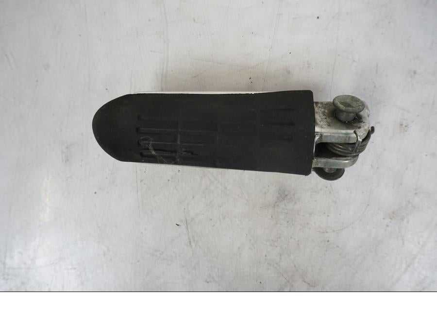 Snett uppifrån på Fotpinne från en Honda VTR 1000 F -1997 motorcykel.