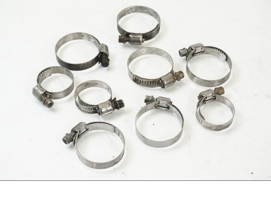 Baksidan på Vattenkyl Slang Set från en Kawasaki VN 800 -2000 motorcykel.