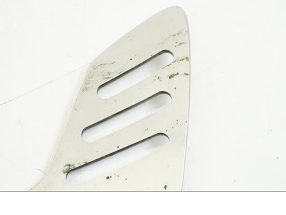 Snett uppifrån på Fotpinnefäste inre från en Suzuki GSX-R 1000 -2005 motorcykel.