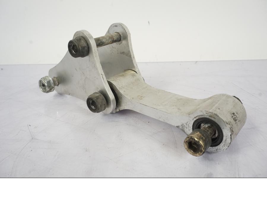 Snett uppifrån på Stötdämparlänkage från en Honda VFR 750 -1994 motorcykel.