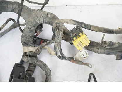 Snett uppifrån på Kabelstam från en BMW R 1200 GSA -2012 motorcykel.