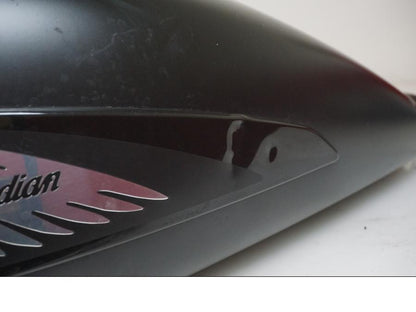 Baksidan på Bensintank från en Indian Chieftain Dark Horse -2019 motorcykel.