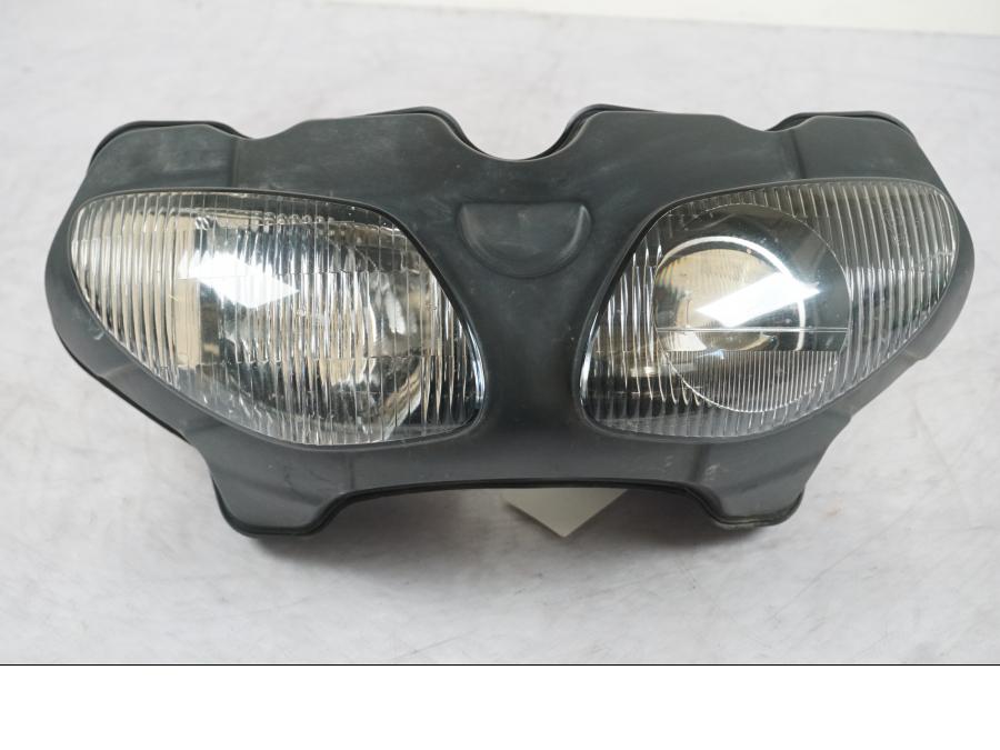 Framsidan på Strålkastare från en Suzuki SV 650 -1999 motorcykel.