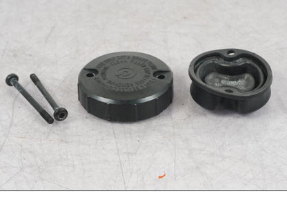 Framsidan på Bromsvätskebehållare från en KTM 1290 Super Adventure R -2018 motorcykel.