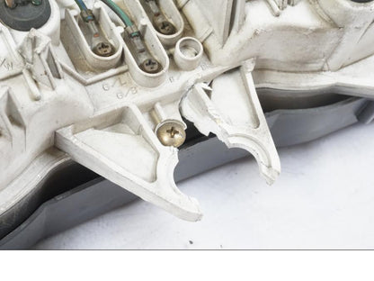 Snett uppifrån på Instrumentpanel från en Honda CBR 1000 F -1999 motorcykel.