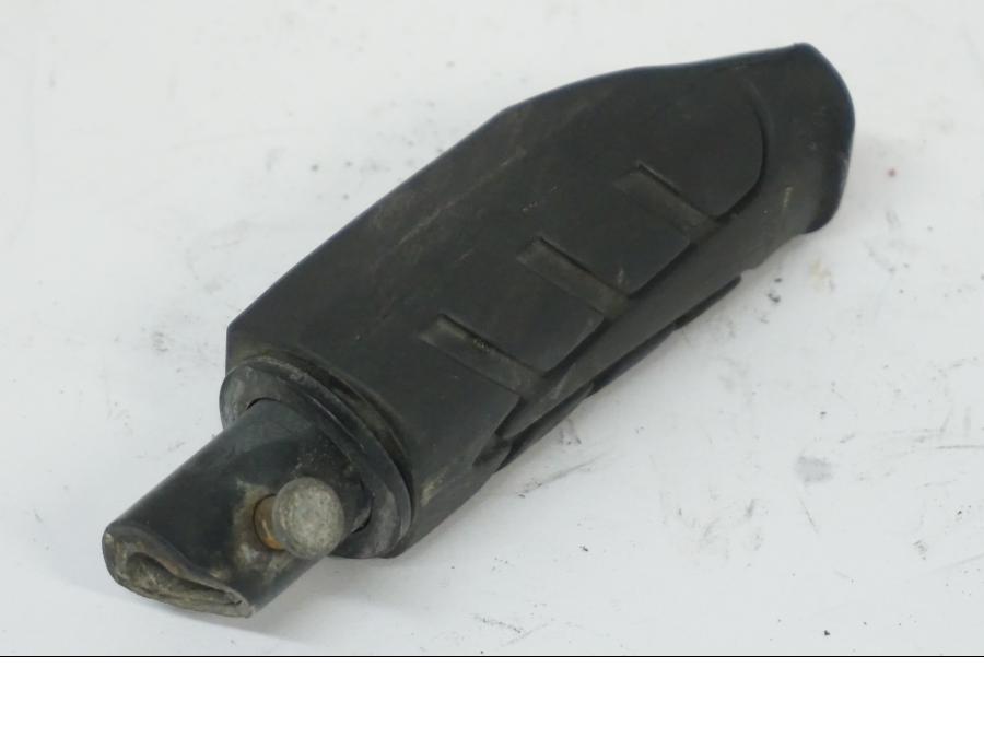 Snett uppifrån på Fotpinne från en Honda CB 500 X -2015 motorcykel.