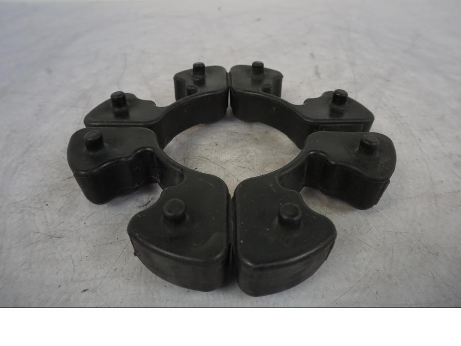 Höger sida på Ryckutjämnare från en Kawasaki ER-6F -2010 motorcykel.