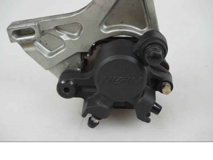 Snett uppifrån på Bromsok från en Honda CBR 1000 -2005 motorcykel.