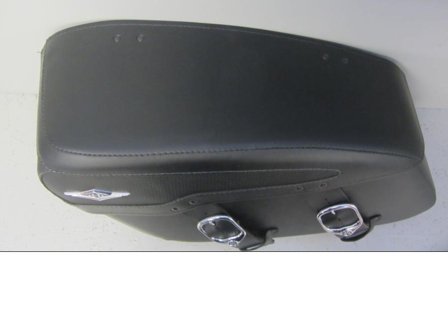 Baksidan på Sidoväska från en H-D Touring Road King Classic FLHRCI -2018 motorcykel.