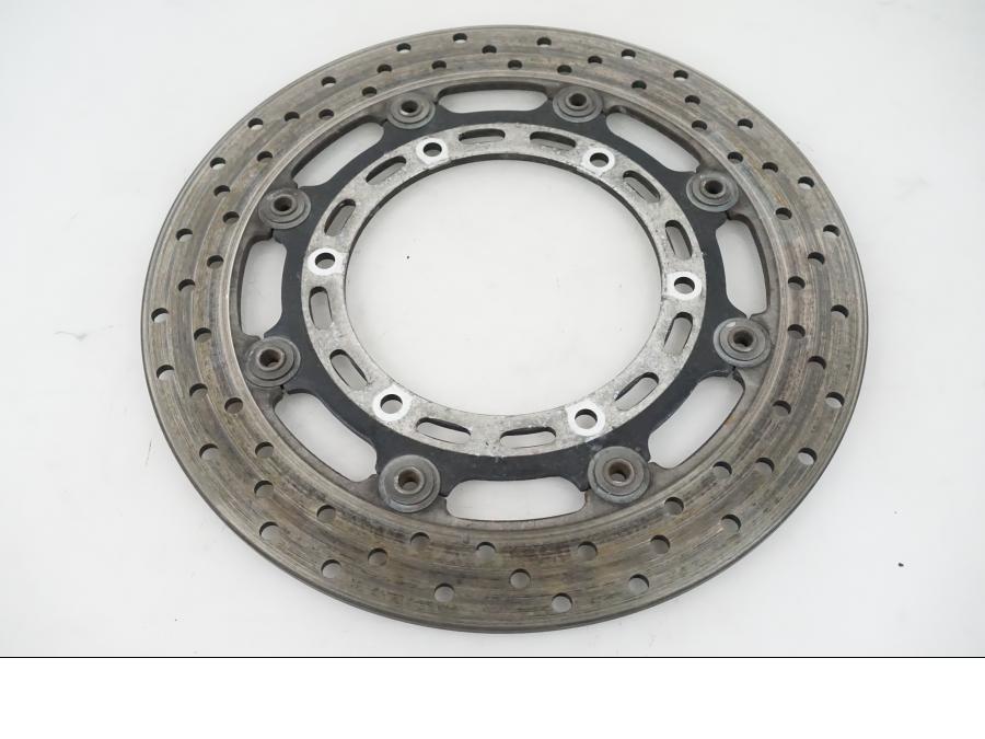 Framsidan på Bromsskiva från en Yamaha YZF 1000 R1 -2002 motorcykel.