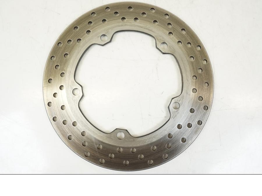Vänster sida på Bromsskiva från en Yamaha MT-09 -2021 motorcykel.