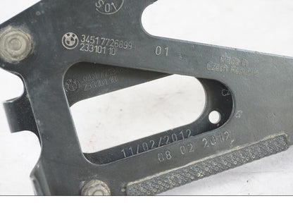 Snett uppifrån på ABS Låda från en BMW R 1200 GSA -2012 motorcykel.