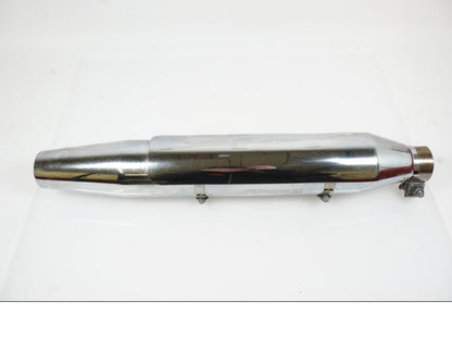 Framsidan på Ljuddämpare från en H-D Fat Boy -2008 motorcykel.