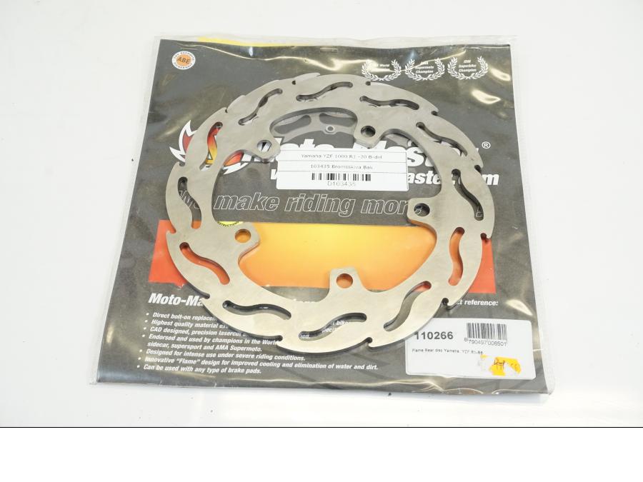 Baksidan på Bromsskiva från en Yamaha YZF 1000 R1 -2020 motorcykel.