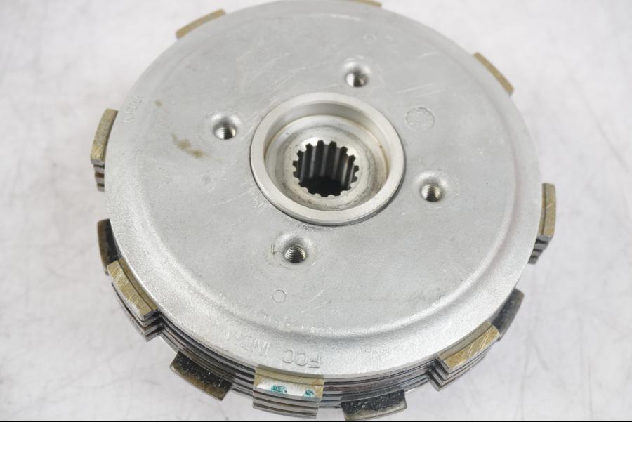 Snett uppifrån på Lameller från en KTM 125 Duke -2017 motorcykel.