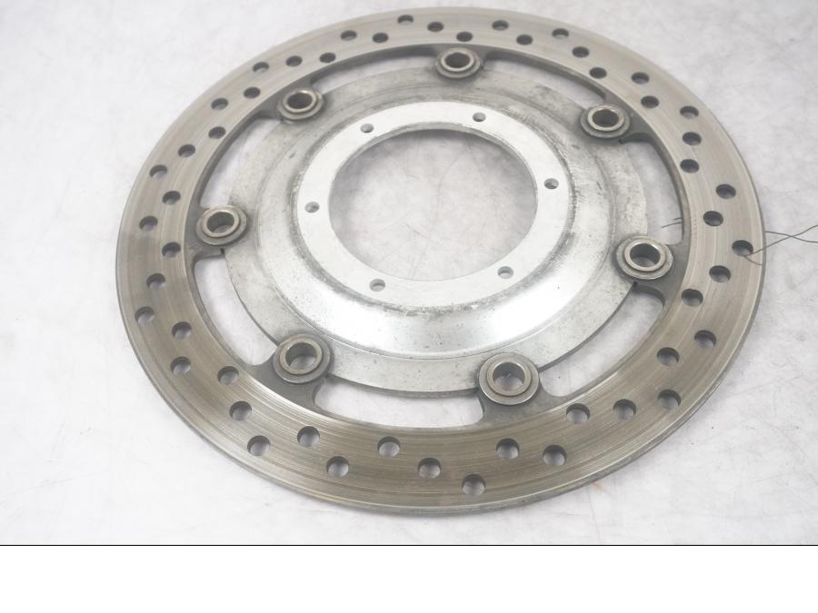 Baksidan på Bromsskiva från en Honda VTX 1800 -2002 motorcykel.