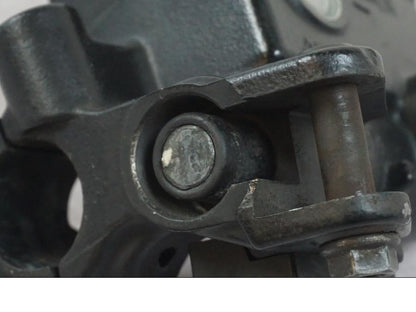 Snett uppifrån på Bromshuvudcylinder från en Buell 1125 R -2008 motorcykel.