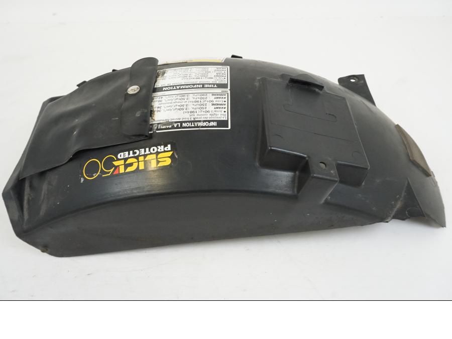 Snett uppifrån på Undertail från en Yamaha FZR 1000 -1990 motorcykel.