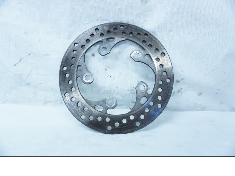 Baksidan på Bromsskiva från en Suzuki GSX-R 1000 -2011 motorcykel.
