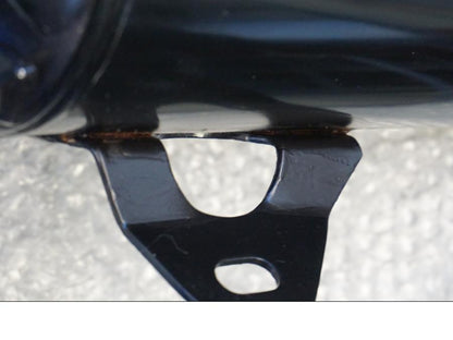 Snett nerifrån på Ljuddämpare Sport från en Honda CBR 1000 F -1995 motorcykel.