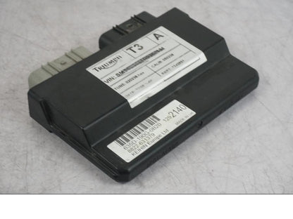 Snett uppifrån på CDI / ECU från en Triumph Speed Triple -2009 motorcykel.