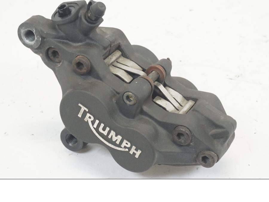 Framsidan på Bromsok från en Triumph Rocket III -2007 motorcykel.