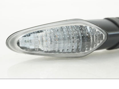 Höger sida på Blinkers LED från en Ducati Streetfighter V4 -2020 motorcykel.