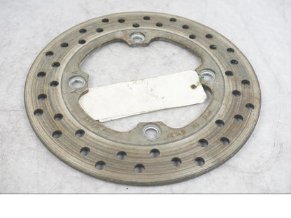Vänster sida på Bromsskiva från en Honda CBR 600 -2002 motorcykel.