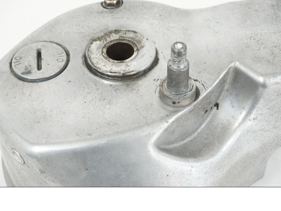 Snett uppifrån på Slutväxel från en Kawasaki VN 1500 Mean Streak -2002 motorcykel.