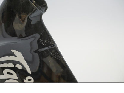 Snett nerifrån på Sidopanel från en Triumph Tiger -2004 motorcykel.