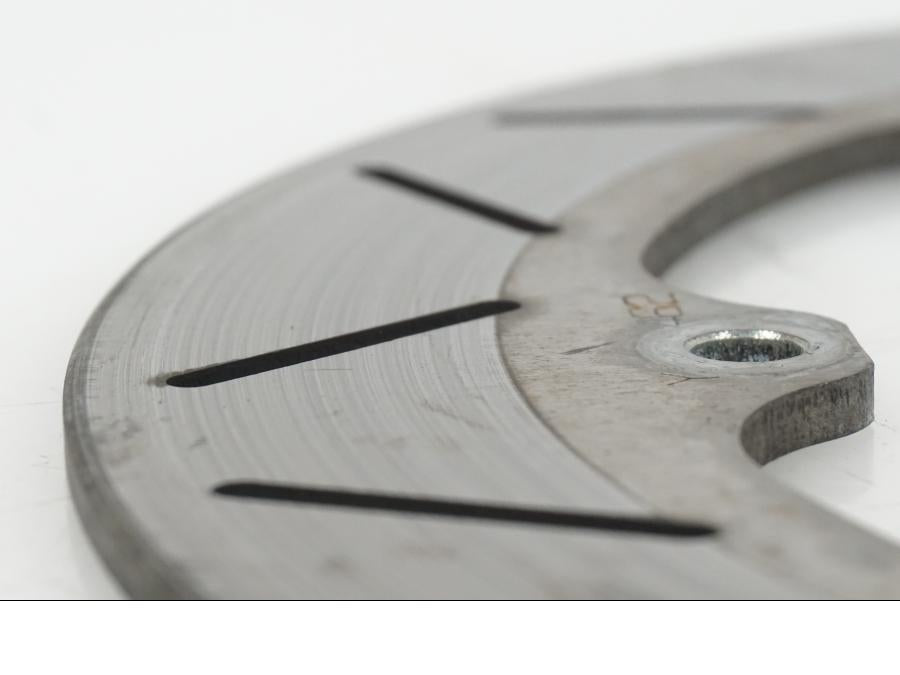 Vänster sida på Bromsskiva från en Yamaha XJ 900 -1997 motorcykel.