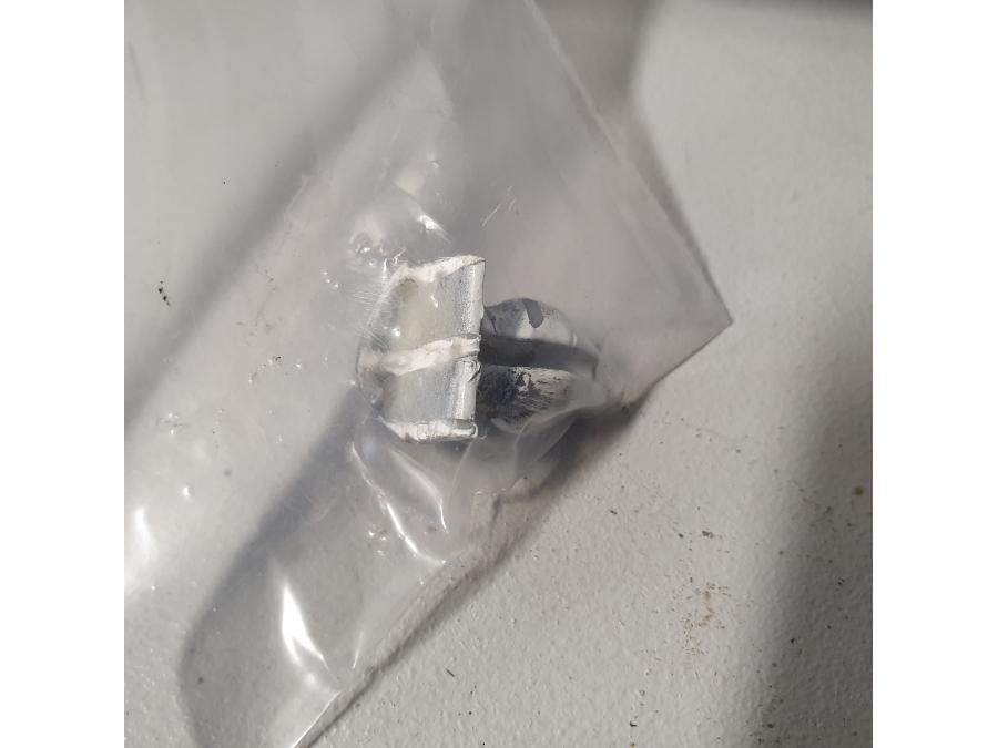 Snett nerifrån på Sidopanel från en Honda XL 600 V -1989 motorcykel.