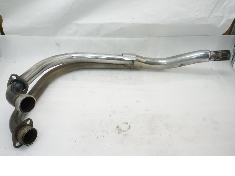 Baksidan på Grenrör från en Triumph Legend TT -2000 motorcykel.