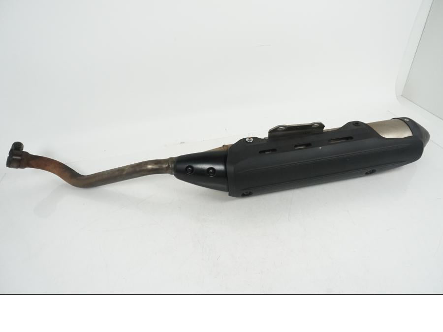 Framsidan på Ljuddämpare från en Yamaha XT 660 X -2005 motorcykel.